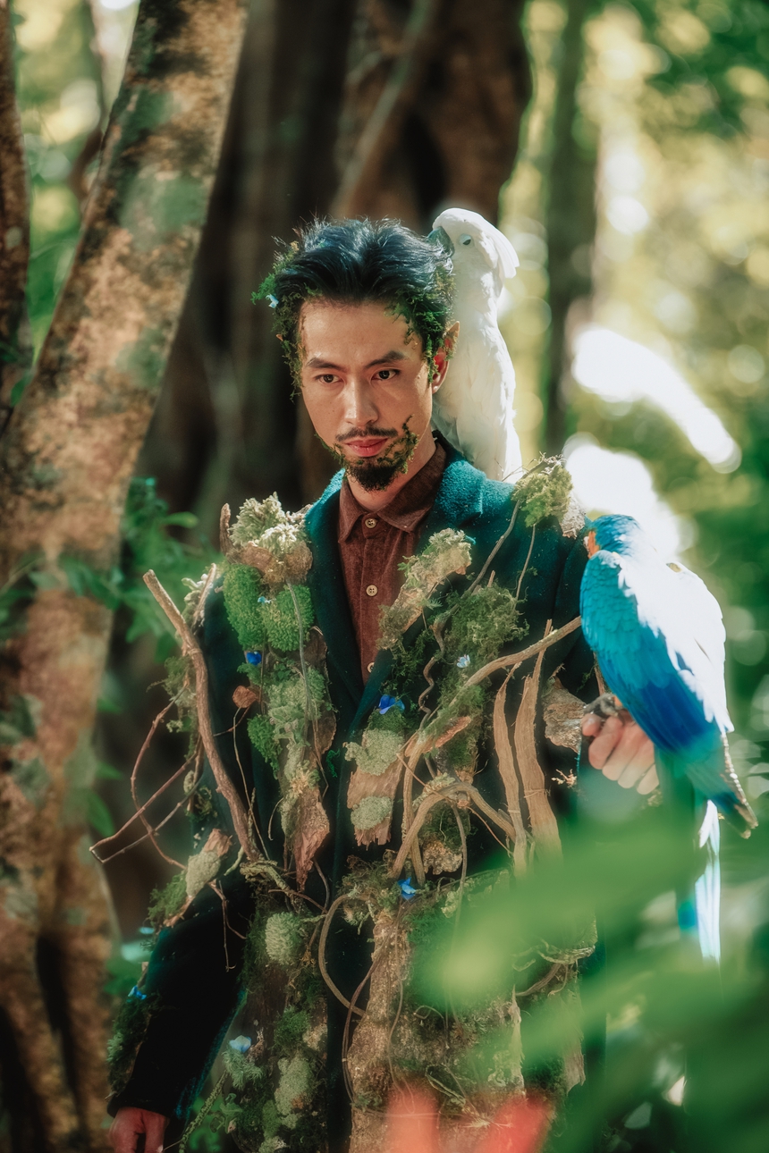 Đen hóa cây trong MV 'Nhạc của rừng' - Ảnh 1. Đen hóa cây trong MV 'Nhạc của rừng' - Ảnh 1.