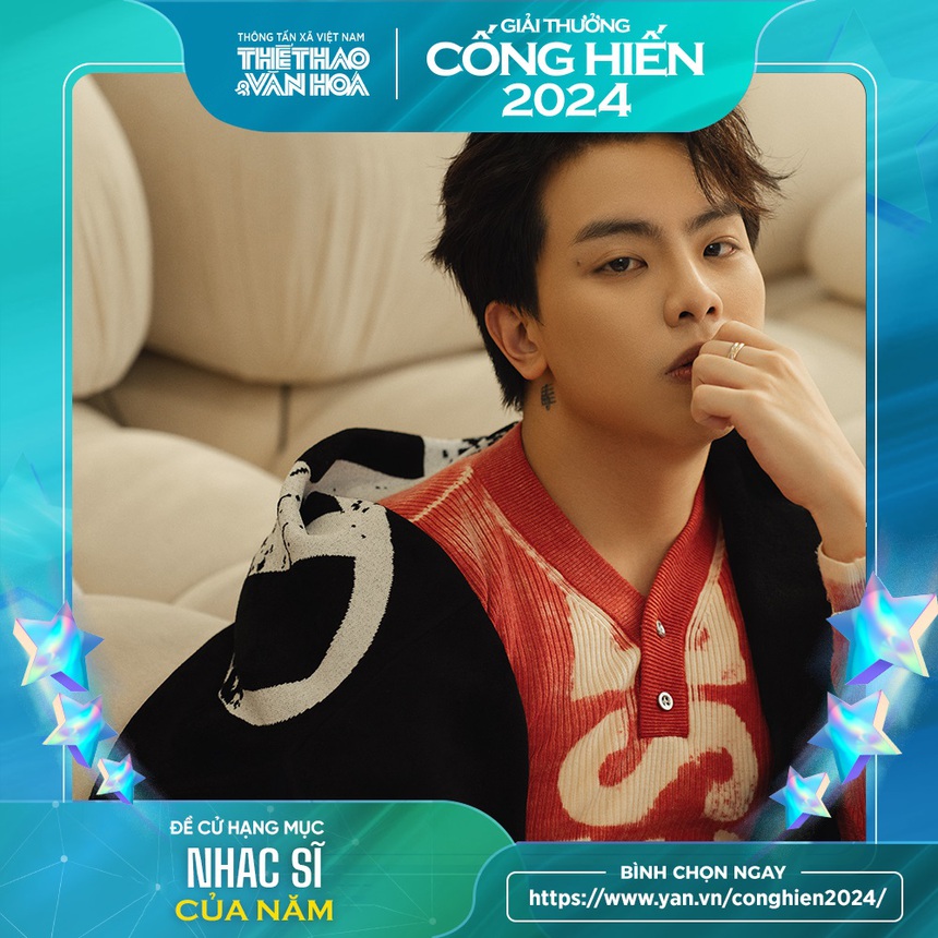Giải Âm nhạc Cống hiến lần 18 - 2024 - Công bố TOP 5 ĐỀ CỬ CHÍNH THỨC: Những gương mặt 'chiếm sóng' trên thị trường âm nhạc - Ảnh 2.