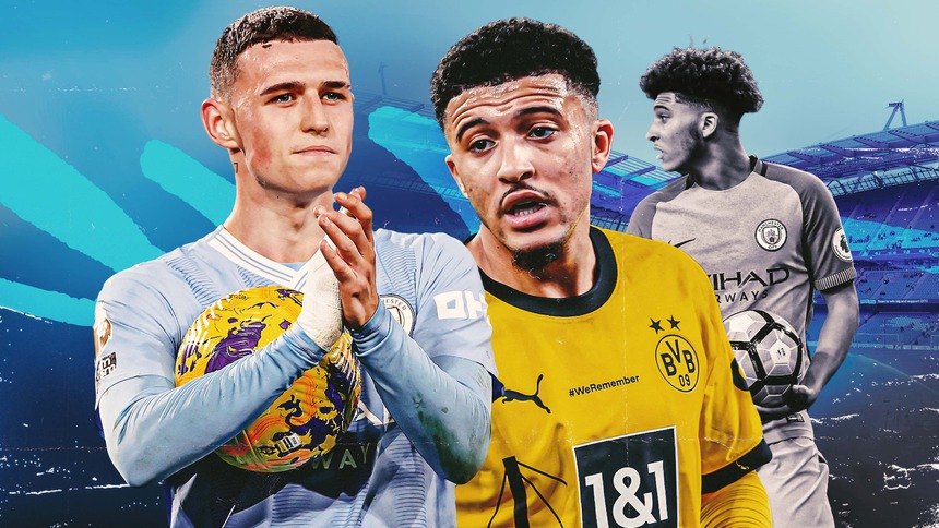 Jadon Sancho - Phil Foden: Hai tài năng, hai số phận - Ảnh 1.