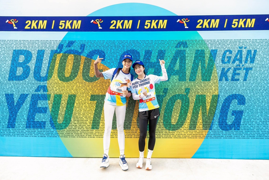 Thanh Nhã rạng ngời trong sự kiện đi bộ thiện nguyện  - Ảnh 5.