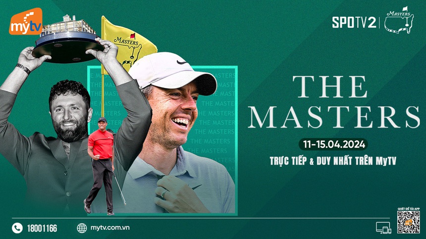 Duy nhất trên MyTV: The Masters 2024 - Giải major đầu tiên của năm - Ảnh 1.