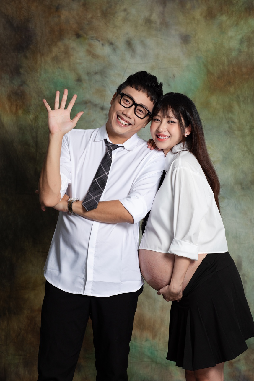 Cặp đôi "Học đường nổi loạn" Gino Tống - Kim Chi chờ đón con đầu lòng - Ảnh 3.