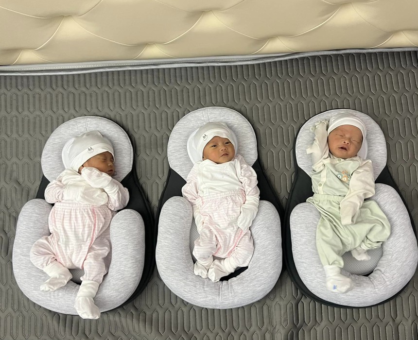 Chủ công ‘búa máy’ bóng chuyền Việt Nam hạnh phúc ngập tràn sau ca sinh ba ‘lịch sử’ tháng 3/2024 - Ảnh 6.