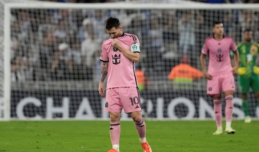 Ronaldo gọi, Messi trả lời: Inter Miami thua tan nát ở tứ kết Cúp C1 CONCACAF - Ảnh 2.