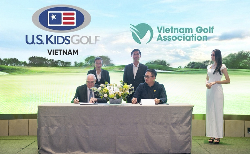 U.S. Kids Golf công bố ký kết hợp tác tại Việt Nam - Ảnh 1. U.S. Kids Golf công bố ký kết hợp tác tại Việt Nam - Ảnh 1.