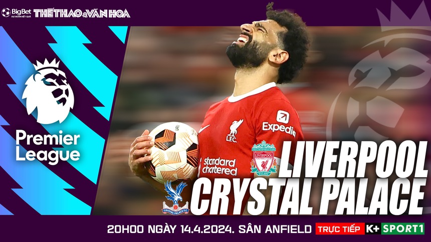 Nhận định bóng đá Liverpool vs Crystal Palace (20h00, 14/4), Ngoại hạng Anh vòng 33 - Ảnh 2. Nhận định bóng đá Liverpool vs Crystal Palace (20h00, 14/4), Ngoại hạng Anh vòng 33 - Ảnh 2.