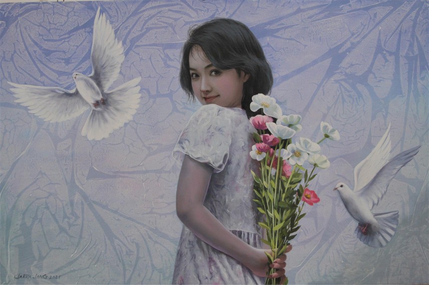 Triển lãm tranh 'Dành riêng cho bạn' của họa sĩ Jakka Jang tại Hà Nội - Ảnh 3.