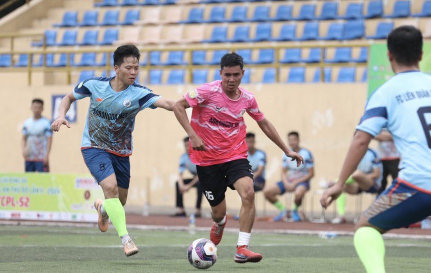 Văn Hậu dự khai mạc giải bóng đá tuổi trẻ Công an Thủ đô - Ảnh 4.