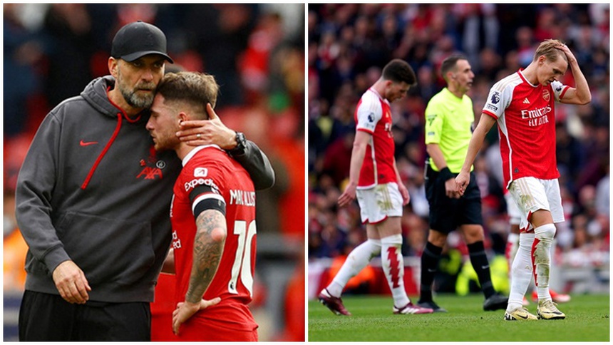 Cuộc đua vô địch Ngoại hạng Anh: Arsenal và Liverpool 'dâng cúp' cho Man City - Ảnh 3.