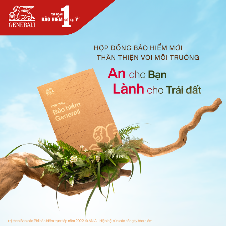 Generali Việt Nam tiên phong ra mắt bộ hợp đồng bảo hiểm phiên bản thân thiện môi trường – bước tiến mới trên hành trình thực hiện cam kết bền vững - Ảnh 1. Generali Việt Nam tiên phong ra mắt bộ hợp đồng bảo hiểm phiên bản thân thiện môi trường – bước tiến mới trên hành trình thực hiện cam kết bền vững - Ảnh 1.