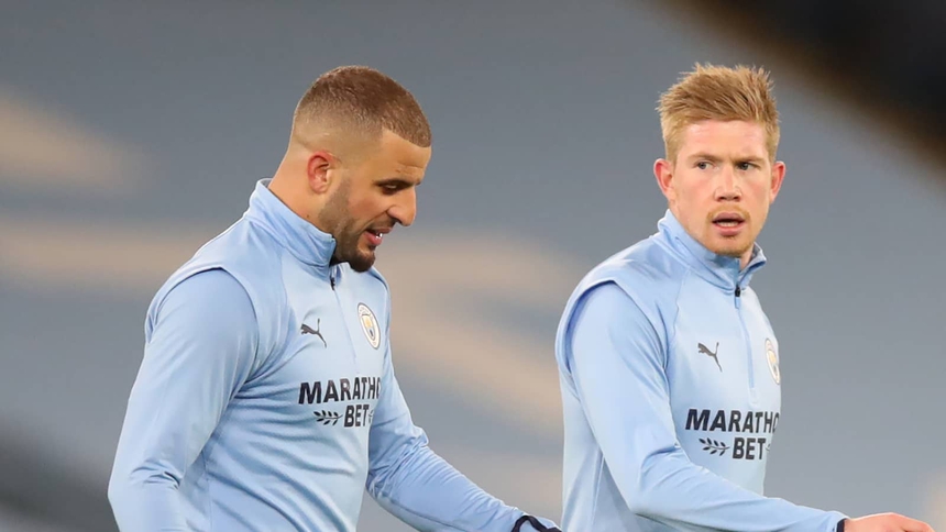 Walker - De Bruyne là tấm khiên và lưỡi kiếm của Man City - Ảnh 2.