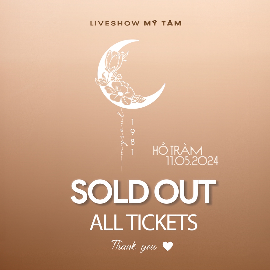 Vé liveshow "My Soul 1981" mùa 3 của Mỹ Tâm hết sạch sau gần 2 giờ mở bán - Ảnh 1.
