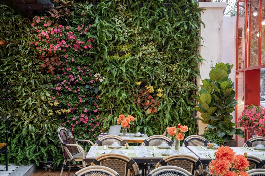 Độc đáo điểm check in tại "Khu vườn tự do" được thiết kế từ hàng nghìn bông hoa - Ảnh 2. Độc đáo điểm check in tại "Khu vườn tự do" được thiết kế từ hàng nghìn bông hoa - Ảnh 2.