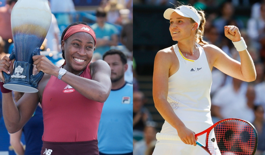Cuộc đua đến ngôi số một WTA: Màn so tài giữa Coco Gauff và Rybakina - Ảnh 2.
