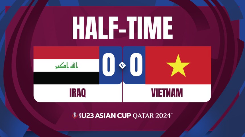 TRỰC TIẾP bóng đá U23 Việt Nam vs U23 Iraq (0-0): Tốc độ chậm rãi - Ảnh 6. TRỰC TIẾP bóng đá U23 Việt Nam vs U23 Iraq (0-0): Tốc độ chậm rãi - Ảnh 6.