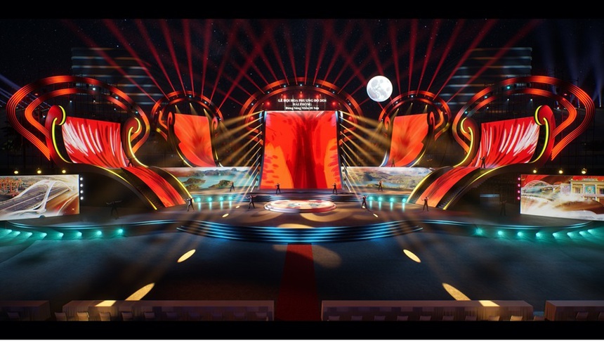 NSND Thanh Lam 'hội ngộ' ca sĩ Tùng Dương tại lễ hội Hoa Phượng Đỏ - Hải Phòng 2024  - Ảnh 2.