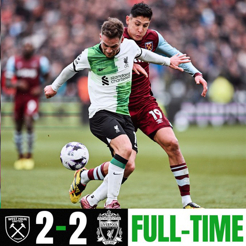 Liverpool tiếp tục gây thất vọng khi đánh rơi điểm, hy vọng vô địch sụp đổ - Ảnh 4.