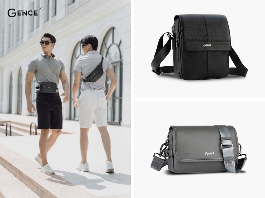Gence - Shop bán túi đeo chéo da thật cao cấp - Ảnh 2.