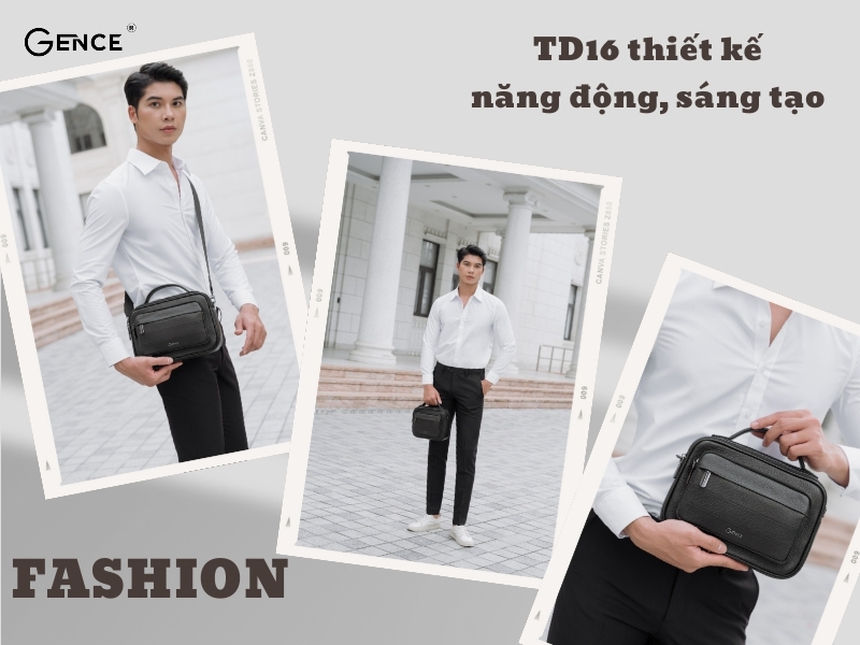Gence - Shop bán túi đeo chéo da thật cao cấp - Ảnh 5.