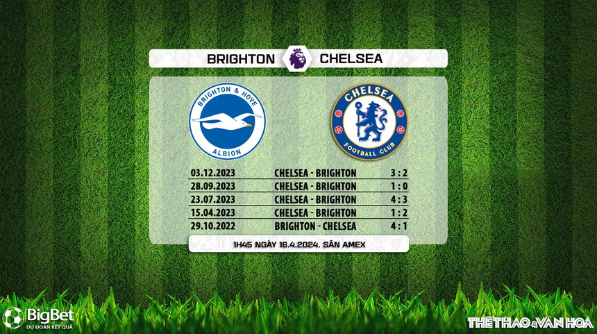 Nhận định bóng đá Brighton vs Chelsea (01h45, 16/5), đá bù vòng 34 Ngoại hạng Anh - Ảnh 9. Nhận định bóng đá Brighton vs Chelsea (01h45, 16/5), đá bù vòng 34 Ngoại hạng Anh - Ảnh 9.