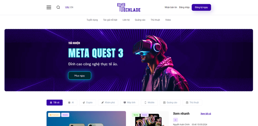 Cập nhật những xu hướng công nghệ, AI, Blockchain mới nhất trên Techlade.vn - Ảnh 1.