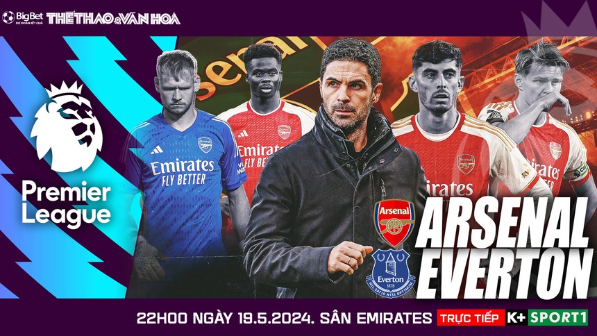Nhận định bóng đá Arsenal vs Everton (22h00, 19/5), Ngoại hạng Anh vòng 38 - Ảnh 2.