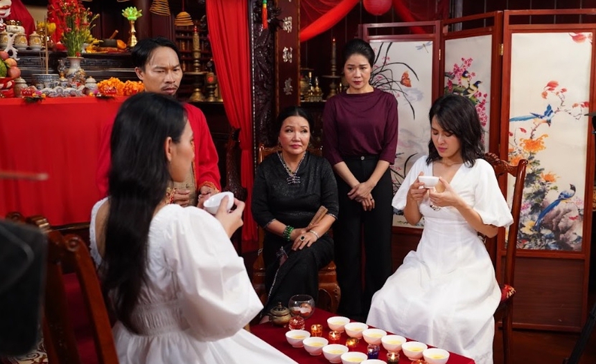 'Chị Đẹp' Tú Vi thử thách chính mình khi nhận vai nữ chính trong 'Dâu hào môn' - Ảnh 7.