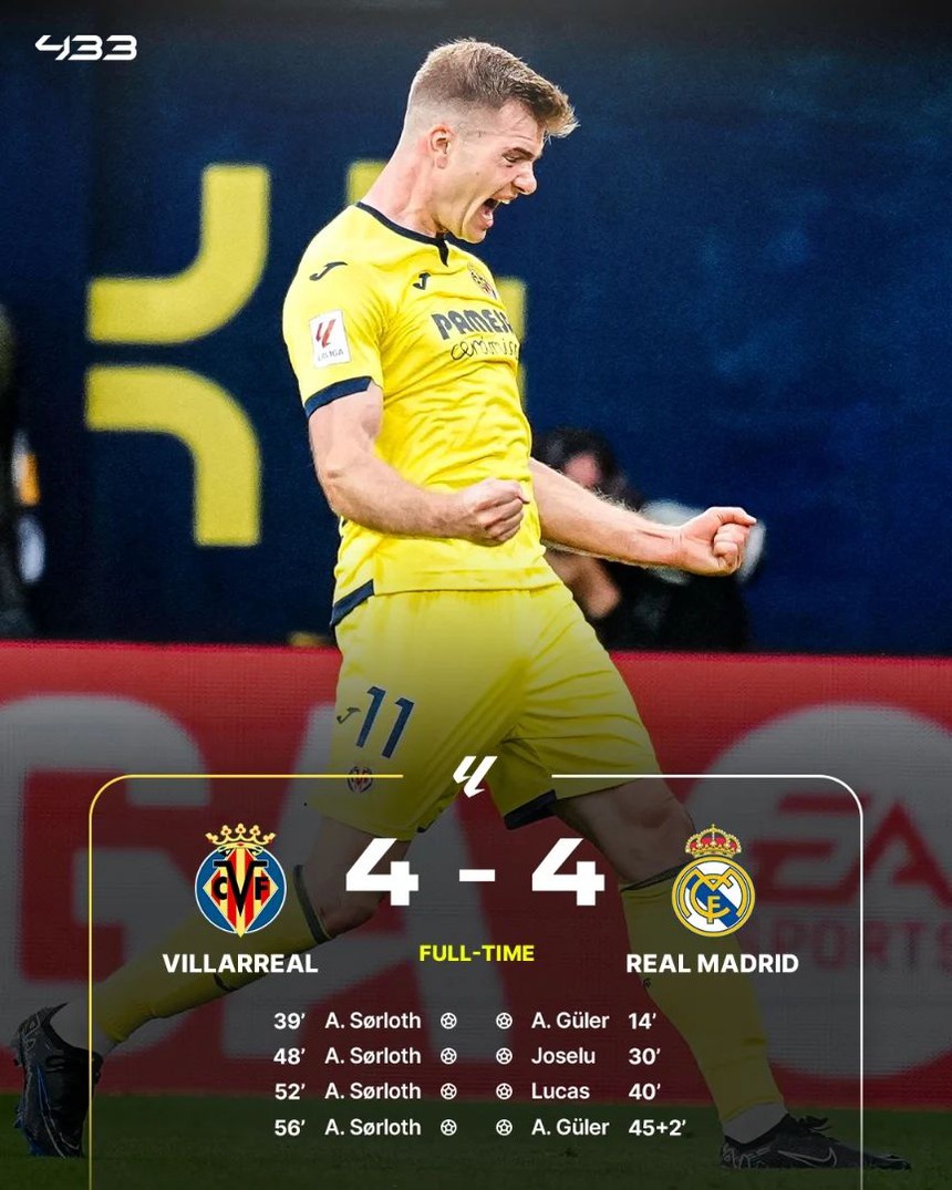 Kết quả vòng 37 La Liga: Xuất hiện trận hòa với 8 bàn thắng của Real, Atletico thảm bại khó tin - Ảnh 3.