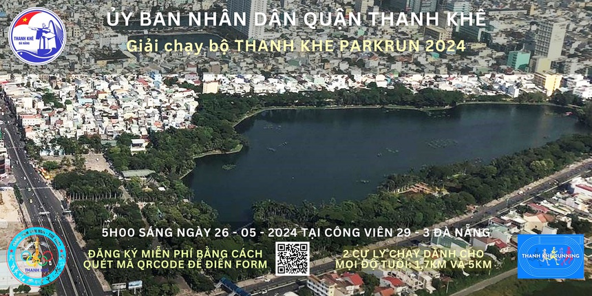 Hấp dẫn giải chạy Thanh Khê ParkRun 2024 - Ảnh 1.