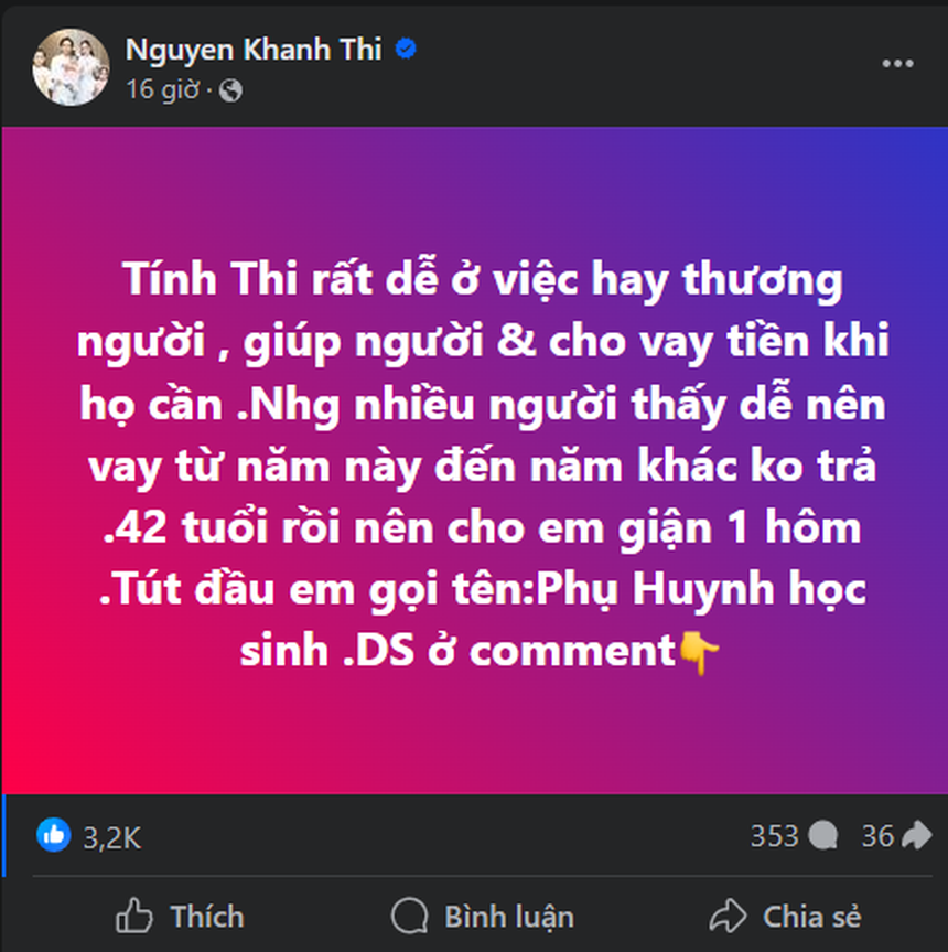 Khánh Thi bức xúc việc bị thiếu nợ, nêu chi tiết những lần bị quỵt tiền - Ảnh 1.