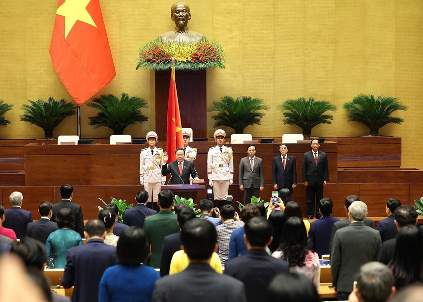 Chủ tịch Quốc hội Trần Thanh Mẫn tuyên thệ nhậm chức - Ảnh 2.
