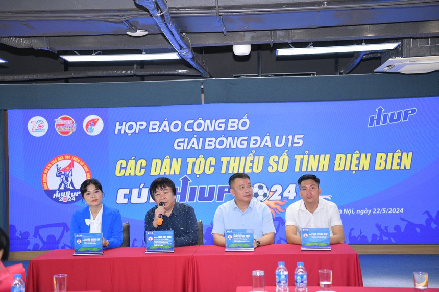 Giải bóng đá U15 các dân tộc thiểu số tỉnh Điện Biên - Cúp Hiup 2024: Sân chơi nhân văn dành cho trẻ em - Ảnh 2.