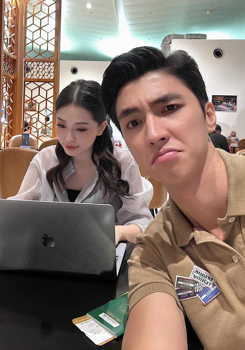 Bình An tháp tùng Phương Nga sang Cannes, đáp trả hài hước khi bị trêu "đánh vợ" - Ảnh 3.