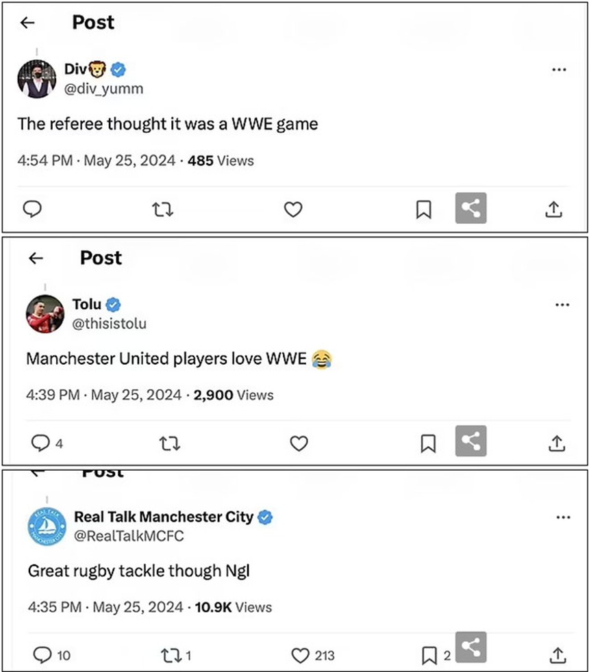 TRANH CÃI: Man City bị mất oan phạt đền sau khi sao trẻ MU 'vật ngã' Haaland ở chung kết cúp FA? - Ảnh 5.