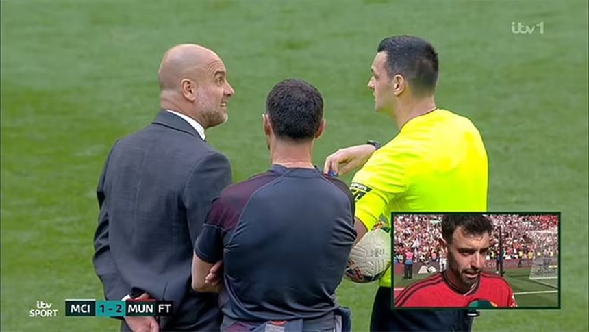 TRANH CÃI: Man City bị mất oan phạt đền sau khi sao trẻ MU 'vật ngã' Haaland ở chung kết cúp FA? - Ảnh 4.