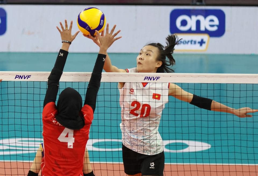 Tú Linh không có phong độ cao ở AVC Challenge Cup 2024