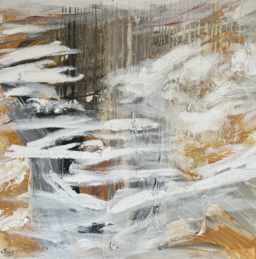 Họa sĩ Trần Nhật Thăng lần đầu triển lãm tranh ở Đà Lạt - Ảnh 1.