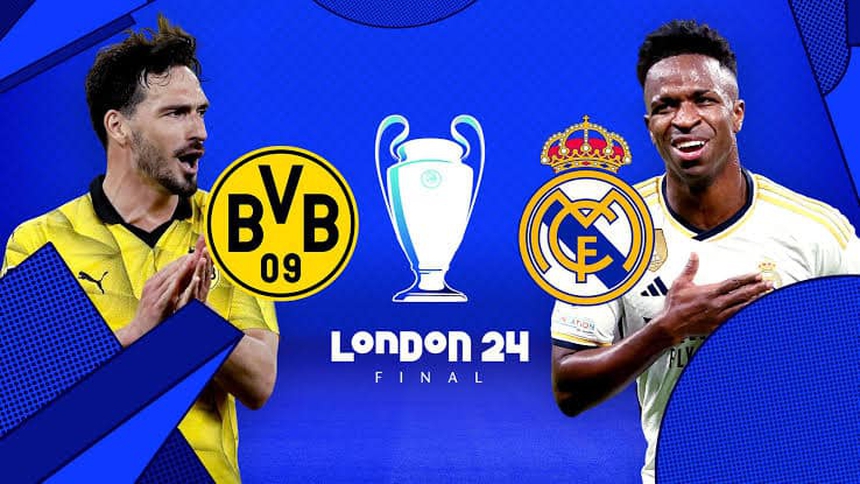 Trực tiếp bóng đá Dortmund vs Real Madrid, chung kết cúp C1 châu Âu (2h00, 2/6) - Ảnh 3. Trực tiếp bóng đá Dortmund vs Real Madrid, chung kết cúp C1 châu Âu (2h00, 2/6) - Ảnh 3.