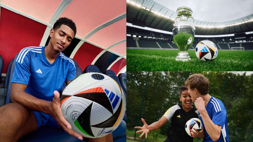 Adidas Fussballliebe- trái bóng chính thức EURO 2024, hiện đại nhất thế giới, với vẻ ngoài đặc biệt - Ảnh 2. Adidas Fussballliebe- trái bóng chính thức EURO 2024, hiện đại nhất thế giới, với vẻ ngoài đặc biệt - Ảnh 2.