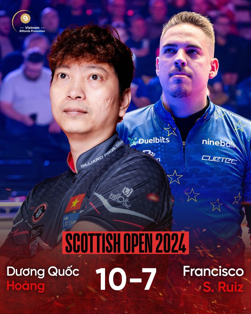 Cơ thủ số 1 Việt Nam tạo địa chấn với màn ngược dòng thắng nhà vô địch thế giới tại châu Âu - Ảnh 2. Cơ thủ số 1 Việt Nam tạo địa chấn với màn ngược dòng thắng nhà vô địch thế giới tại châu Âu - Ảnh 2.