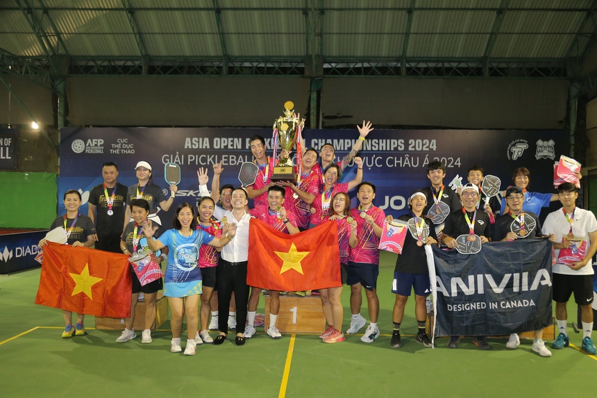 Giải Pickleball mở rộng châu Á 2024 khép lại với nhiều điểm sáng - Ảnh 4.