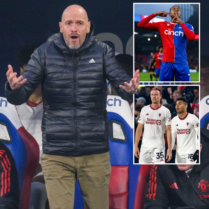 2 huyền thoại MU dự đoán Ten Hag bị sa thải sau trận thua Crystal Palace - Ảnh 2.