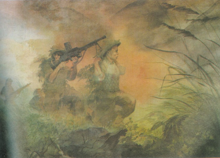 Điện Biên Phủ - nguồn cảm hứng bất tận: Biểu tượng sống mãi trong nhạc và họa - Ảnh 3. Điện Biên Phủ - nguồn cảm hứng bất tận: Biểu tượng sống mãi trong nhạc và họa - Ảnh 3.