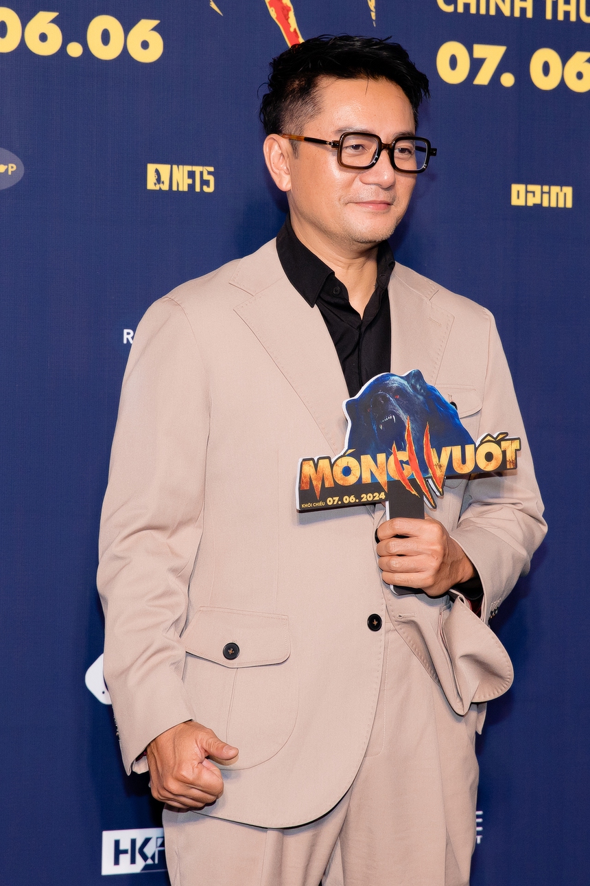 Dàn nghệ sĩ Việt "đổ bộ" thảm đỏ ra mắt phim "Móng vuốt" - Ảnh 3.