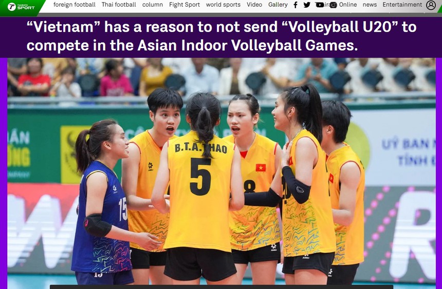 Báo Thái Lan lên tiếng về quyết định bất ngờ của bóng chuyền Việt Nam tại giải châu Á - Ảnh 2.