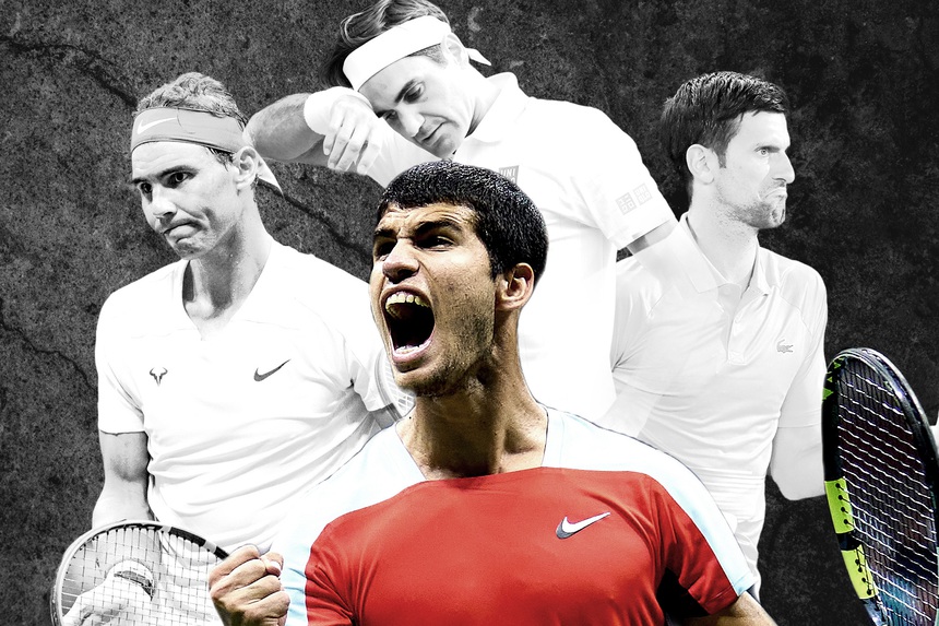 Carlos Alcaraz ở tuổi 21: Giỏi hơn cả "Big Three"? - Ảnh 1. Carlos Alcaraz ở tuổi 21: Giỏi hơn cả "Big Three"? - Ảnh 1.