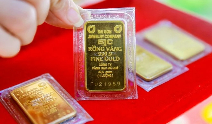 Giá vàng SJC sáng 12/6 ổn định ở mức 76,98 triệu đồng/lượng - Ảnh 1.