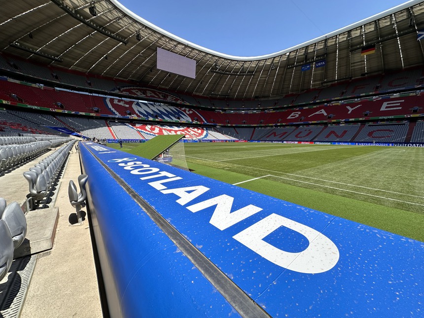 Chùm ảnh độc quyền của Thể thao & Văn hóa về sân Allianz Arena một ngày trước lễ khai mạc EURO 2024 - Ảnh 3.