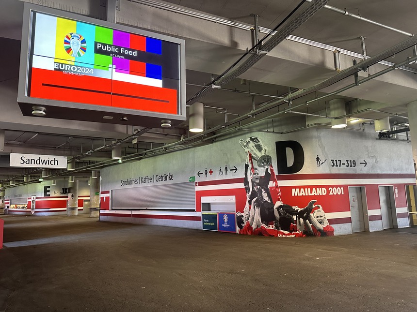 Chùm ảnh độc quyền của Thể thao & Văn hóa về sân Allianz Arena một ngày trước lễ khai mạc EURO 2024 - Ảnh 8.