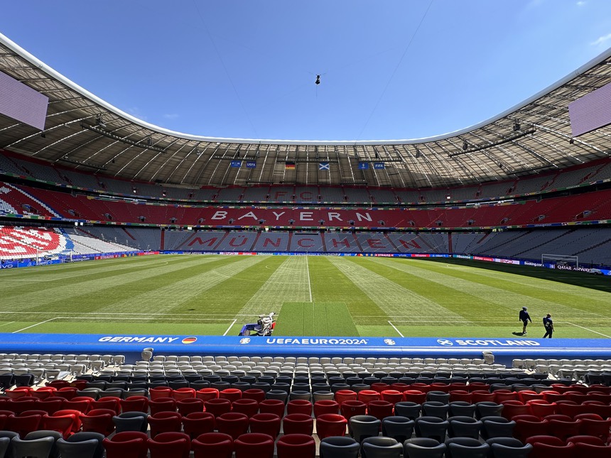 Chùm ảnh độc quyền của Thể thao & Văn hóa về sân Allianz Arena một ngày trước lễ khai mạc EURO 2024 - Ảnh 9.